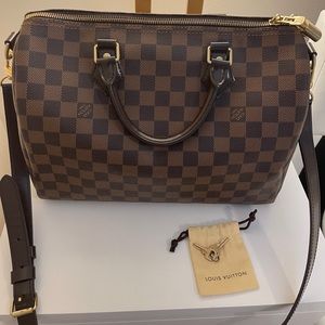 Louis Vuitton Speedy Bandouliere 30 Damier Ebene